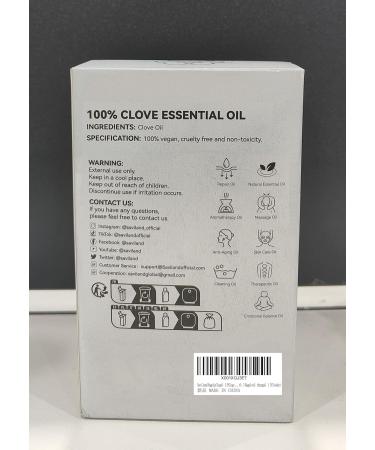 SAVILAND 100ml Clove Oil Essential Oils for Nail Fungus: Natural Nail Cuticle Oil for Nail Care Nail Moisturizing Strengthener & Growth Repair Fugal Damaged Nails Cuticle Hand Foot - Buy Online on GoSupps.com