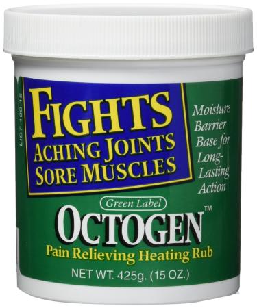 Octogen Pain Relieving Heating Rub Original Formula Green Label 15 oz