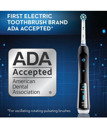 Oral-B 7000 SmartSeries Black Electronic Power Rechargeable Toothbrush | Bluetooth Connectivity | Braun | 8 Piece Set - Buy Online on GoSupps.com