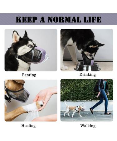 Soft Dog Muzzle for Large Medium & Small Breeds - Breathable & Comfortable Muzzle for Labrador Poodle Husky - Ideal for Eating Grooming & Chewing - Buy Online on GoSupps.com