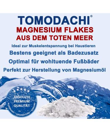 Buy 100% Natural Magnesium Chloride & Dead Sea Salt - Magnesium Flakes for Oil Spray & Bath - 2kg | International Shipping - Buy Online on GoSupps.com