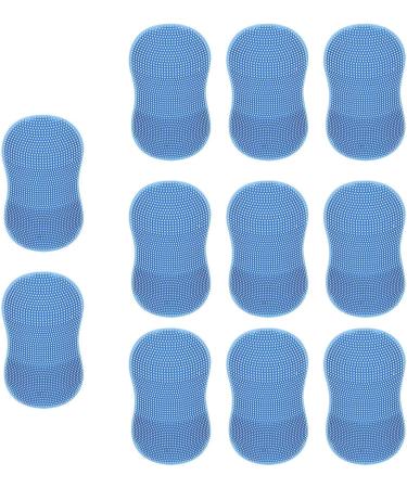 Silicone Face Scrubber - Deep Cleaning Face Scrubbing Silicone Brush Manual Massaging Face Scrubber with Soft Bristles for Camping Travelling Blue - Buy Online on GoSupps.com