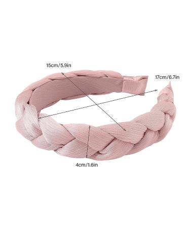 Ivyu Women's Braided Headband - Black, Pink, Gray, White Twist Hairband | YHB-006 - Buy Online on GoSupps.com