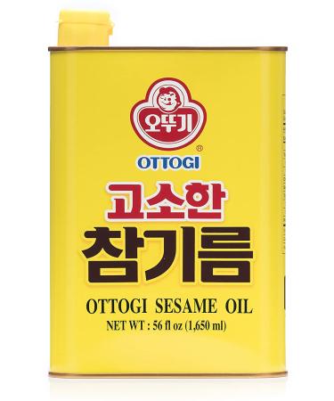 Ottogi Premium Roasted Sesame Oil - 56 fl.oz. (1650ml) - Buy Online on GoSupps.com