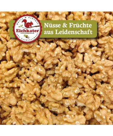 Eichkater Walnuts Light Large Kernels 1x185g - Crunchy Fresh Quality for Baking & Snacking | International Shipping Available - Buy Online on GoSupps.com