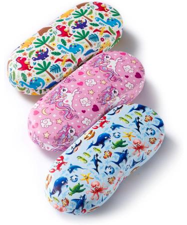 FEFI Children's Glasses Case - Hardcase with Funny Motifs & Unicorn Microfiber Cloth | International Shipping Available - Buy Online on GoSupps.com