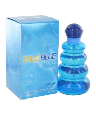 Samba True Blue By Perfumers Workshop For Men. Eau De Toilette Spray 3.4-Ounces