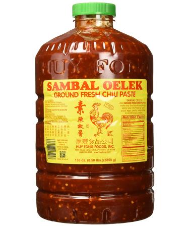 Huy Fong Sambal Oelek 8.5 lb Chili Sauce - 136 oz (Pack of 1) - Buy Online on GoSupps.com