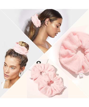 Ivyu Microfiber Hair Drying Scrunchies - Large Jumbo Towel Scrunchie for Curly Hair | Anti Frizz & Absorbent Terry Cloth | Perfect Shower & Sleep Hair Accessory - Buy Online on GoSupps.com