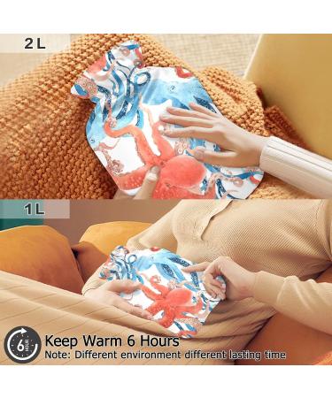Buy Oarencol Colorful Hot Water Bottle - Animal Covers | 1L Hot & Cold Compress - Buy Online on GoSupps.com