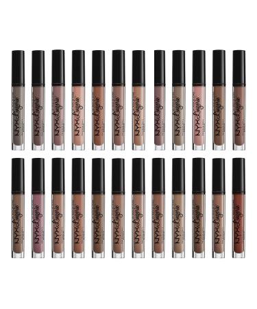 NYX Lip Lingerie Matte Liquid Lipstick - After Hours Warm Brown Nude 0.13 Fl Oz - Buy Online on GoSupps.com