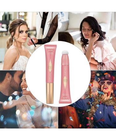 Highlighter Stick Makeup Bronzer Stick With Cushion Applicator Makeup Highlighter Contour Glitter Matte Natural Brightening Face Makeup Smooth Creamy Matte Finish Liquid Stick For Women - Buy Online on GoSupps.com