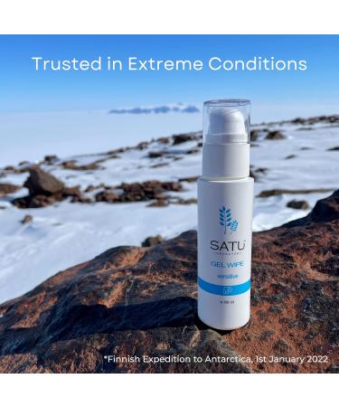 Satu Laboratory Gel for Toilet Paper - Eco-Friendly Alternative to Wet Wipes Moist Toilet Paper & Travel Bidet - 100ml Septic Safe Vitamin E & Fragrance-Free - Buy Online on GoSupps.com