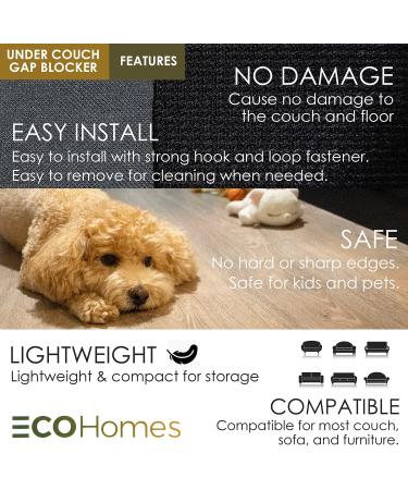 ECOHomes 9ft Under Couch Gap Blocker - Slim Design for Optimal Home Protection - Buy Online on GoSupps.com