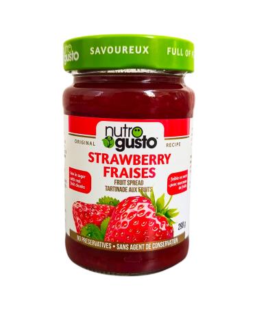 NutroGusto Jams Fruit Preserve Spread 290 g (Strawberry)