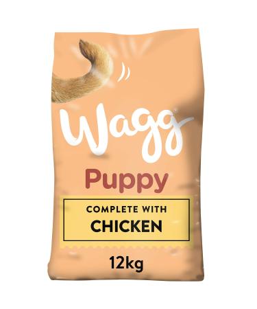 Wagg Complete Puppy Dry Dog Food Turkey & Rice 12kg - For Growing Puppies 12 kg (Pack of 1)
