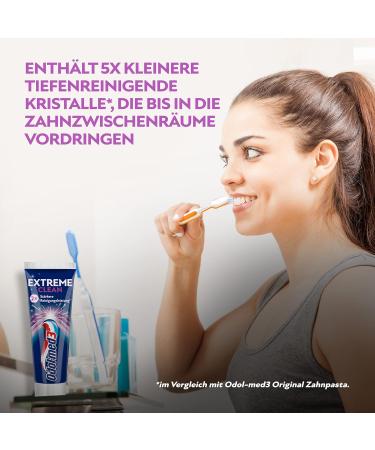 Odol-med3 Extreme Clean Toothpaste 75ml (Pack of 5) - Double Cleaning Performance for Ultimate Oral Care | Shop Internationally - Buy Online on GoSupps.com