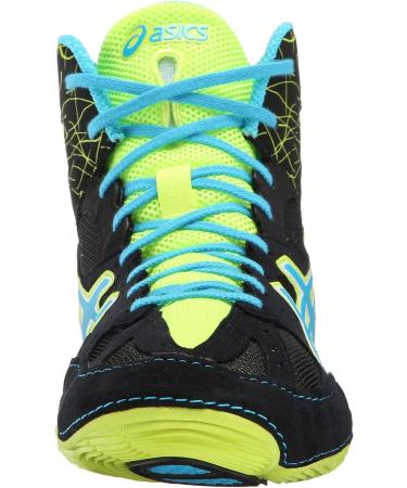 ASICS Men's Cael V6.0 Black/Atomic Blue/Flash Yellow Size 11 - Buy Online on GoSupps.com