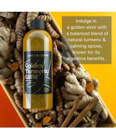 Cafe Collective Turmeric Golden Milk Latte Concentrate 1000ML - All-Natural Vegan-Friendly with Black Pepper Activation - Buy Online on GoSupps.com