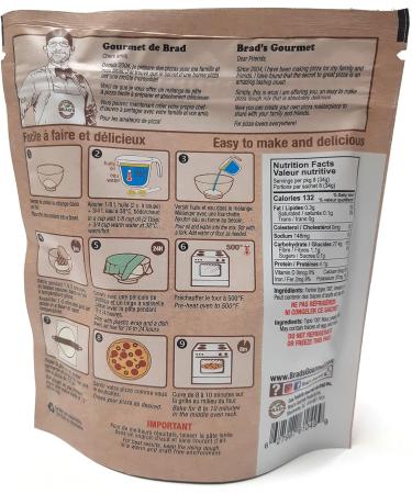 Brad s Gourmet Traditional Italian Pizza Dough Mix - Buy Online on GoSupps.com