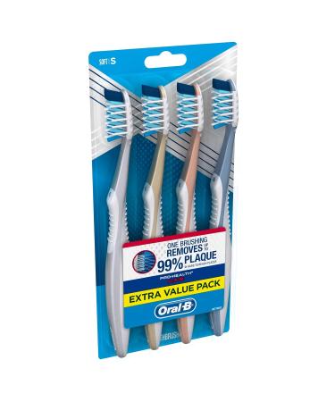 Oral-B Pro-Health All-in-One Toothbrush 4 Count 40S - Complete Oral Care Set - Buy Online on GoSupps.com