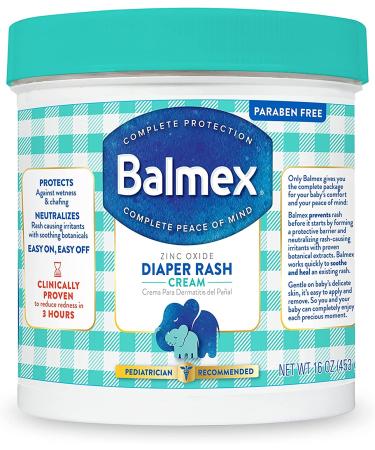 Balmex Diaper Rash Cream  16-Ounce Jars