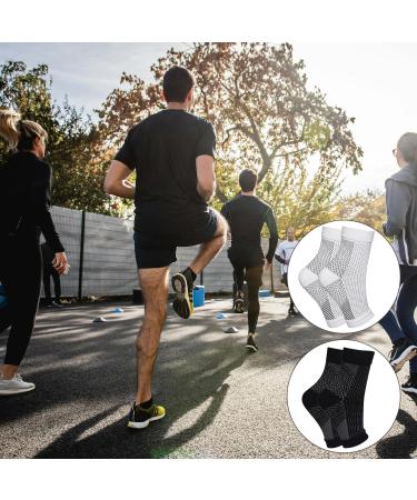 5 Pairs Couples Plantar Fasciitis Socks - Effective Compression for Achilles Tendon Relief & Ankle Pain | Heel Spur & Foot Pain Relief - Buy Online on GoSupps.com