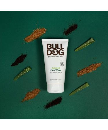 Bulldog Mens Skincare: Original Face Wash & Scrub 5 Oz â€“ Gentle Cleanse - Buy Online on GoSupps.com