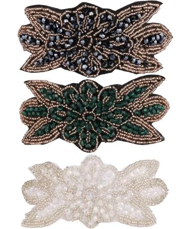 MWOOT 1920s Flapper Headbands for Women Roaring 20s Party Costumes 3 Pieces Black White Green 20s Hair Accessories Women 20s Vintage Flapper Hair Hoop 1920S Theme Hair Accessory - Buy Online on GoSupps.com