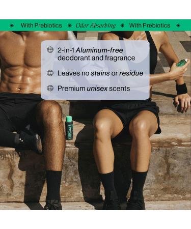 OffCourt - Natural Deodorant Body Spray for Men and Women - Aluminum Free - Whole Body Deodorant for Women and Men - Medium-Bodied Fig Leaves and White Musk Scent 3.4 Ounce (Pack of 2) Fig Leaves + White Musk 3.4 Ounce (Pack of 2) - Buy Online on GoSupps.com