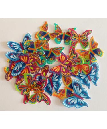 24 Beautiful Wafer Butterflies- Edible Unique & Gorgeous! - Buy Online on GoSupps.com