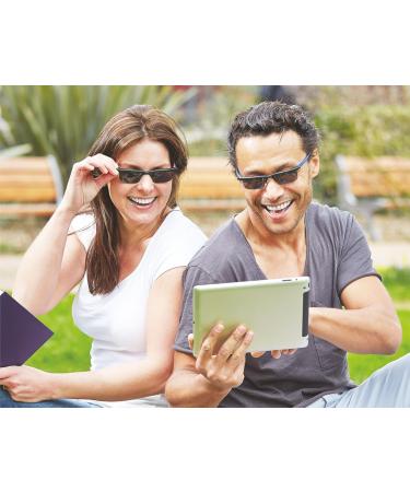 Adlens Prescription Sunglasses for Near Medium & Far Vision - Black Green -1.5 Diopters | Shop Internationally - Buy Online on GoSupps.com