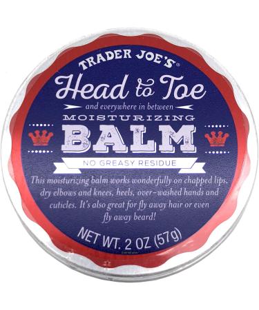 Trader Joe's Head to Toe Moisturizing Balm and Beard Balm 2oz 3-Pack - Buy Online on GoSupps.com