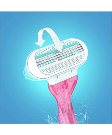Buy Gillette Venus Sensitive Razor for Women - 4 Pack (3 + 1 Disposable) | International Shipping Available - Buy Online on GoSupps.com