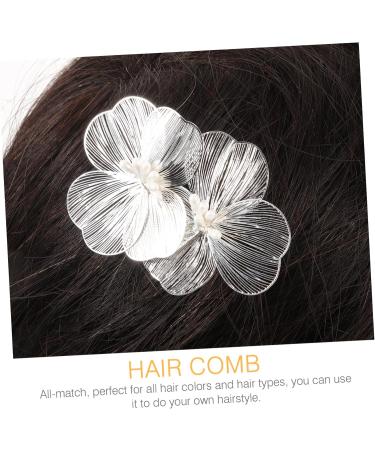 Ipetboom Gold Hair Accessories Bride Headpiece Bridal Flower Hair Comb Headpiece for Bride Wedding Hair Accessories for Brides Hair Accessories for Women Tiara Hair up Miss Alloy Vintage - Buy Online on GoSupps.com