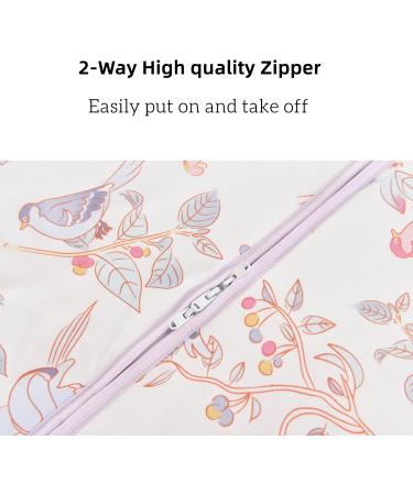 Chilsuessy Winter Baby Sleeping Bag with Feet 2.5 TOG | 100% Cotton Toddler Wearable Blanket | Spring Magpie 70cm/6-18 Months - Buy Online on GoSupps.com