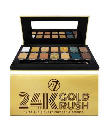 W7 24K Gold Rush Pressed Pigment Palette 0.39 oz (11.2 g)