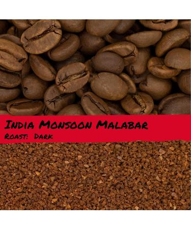 Rave Coffee - Indian Monsoon Malabar N 53 Single Origin Espresso Grind Freshly Roasted and Ground Coffee 250g - Buy Online on GoSupps.com