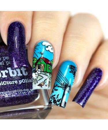 Whats Up Nails - B061 Summer in the Countryside Stamping Plate for Nail Art Design - Buy Online on GoSupps.com