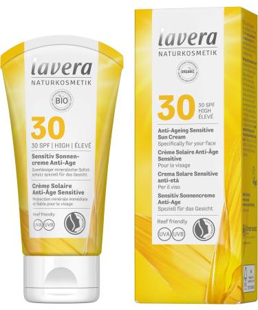 LAVERA Anti Ageing Sensitive Sun Cream SPF 30  50 ML