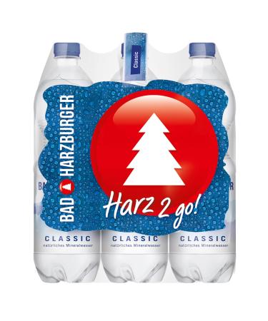 Bad Harzburger Classic Mineral Water (6 x 1.0L)