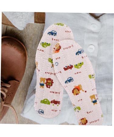 Children's Shoe Inserts - 3 Pairs Cushioned Insoles for Heels | Comfortable & Durable Shoe Pads | Spring & Summer Cloth Insoles for Kids - Buy Online on GoSupps.com