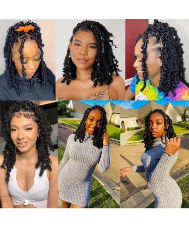 Xtrend 3 Packs 24 Inch Soft Springy Afro Twist Hair Pre-Separated Spring Twist Hair for Faux Locs Natural Black Marley Twist Crochet Braiding Hair Synthetic Hair Extensions for Black Women 1B# 24 Inch (Pack of 3) 1B# - Buy Online on GoSupps.com