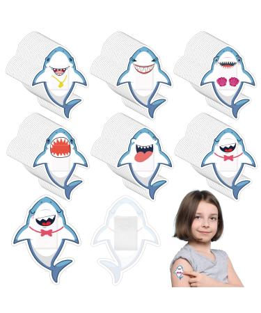 120 Pcs Kids Bandages Bulk 6 Styles Cartoon Shark Flexible Adhesive Bandages Cute Shark Bandages Breathable Waterproof Bandages Protect Scrapes Cuts Scrapes Burns for Kids Boys Girls - Buy Online on GoSupps.com