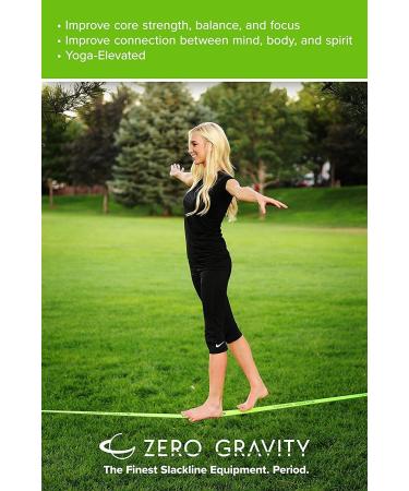 Zero Gravity Slacklines Slackline Kit with Upgraded Ratchet & Tree Protectors - Great Set for Kids | Industry-Leading Carry Bag & Smooth Operation - Buy Online on GoSupps.com