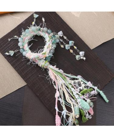 OralGos Colorful Tassel Bangle - Handmade Ethnic Theme Tibetan Bracelet | Unique Handwoven Jewelry for International Shipping - Buy Online on GoSupps.com