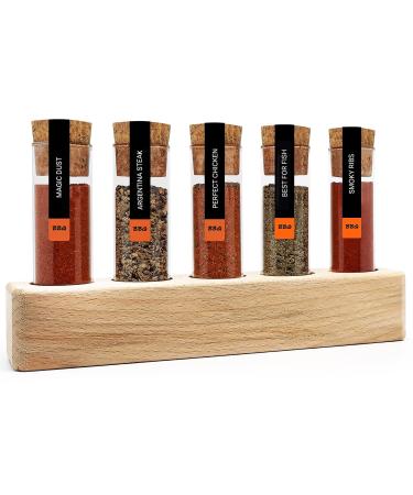 Foodico Grill Spice Set | 5 BBQ Seasoning Blends Gift Box for Men | Perfect Grill Gift Idea - Buy Online on GoSupps.com