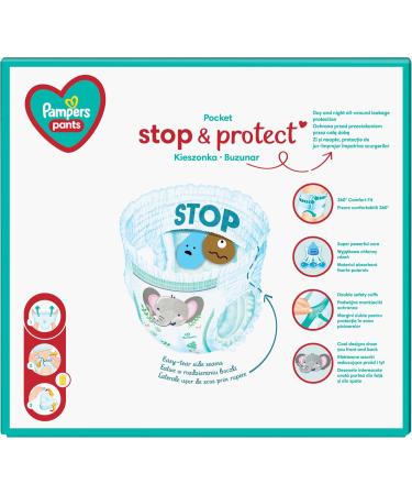 Pampers Pants Size 7 (74 pcs) - Old Version for Boys & Girls | Best International Shipping - Buy Online on GoSupps.com