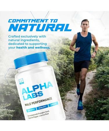 Alpha Labs Max Performance Capsules - 3 Pack (180 Capsules) | Advanced Formula for Optimal Strength | International Shipping Available - Buy Online on GoSupps.com