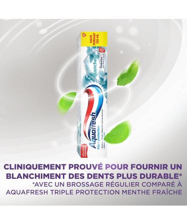 Aquafresh Toothpaste with Triple Protection - Whiteness Strong Teeth & Fresh Breath | 12 x 125 ml - International Shipping Available - Buy Online on GoSupps.com